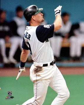 Jay Buhner "Kingdome Masher" (1996) Seattle Mariners Baseball Premium Poster Print - Photofile Inc.