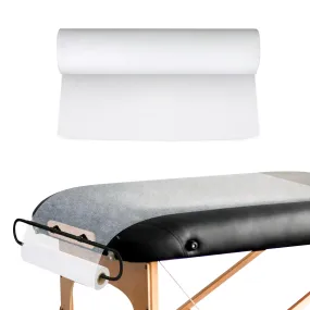 JJ CARE Disposable Massage Table Sheets - 60 Sheets [24" x 390 feet, 1 Roll] - 50% Thicker Perforated Massage Bed Cover, Non-Woven Disposable Roll for Massage Table for Waxing, Facial, Tattoo, & Spa