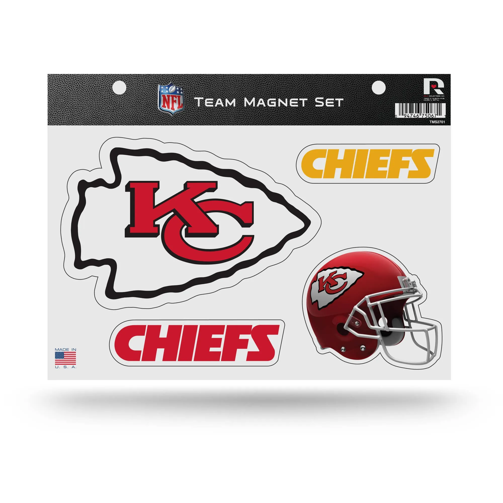 KC Chiefs Team Magnet Set