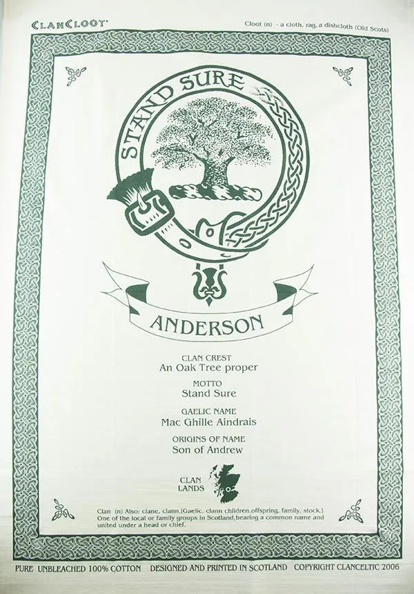 Kennedy Clan Tea Towel