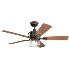 Kichler 310239OZ Lyndon Patio LED 3000K 52" Fan Olde Bronze