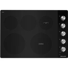 KitchenAid 30-inch Built-in Electric Cooktop with 5 Elements KCES550HSS