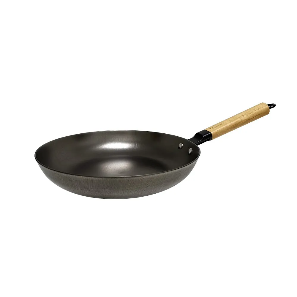 La Gourmet Nitrigan 20cm Frypan with Wooden Long Handle