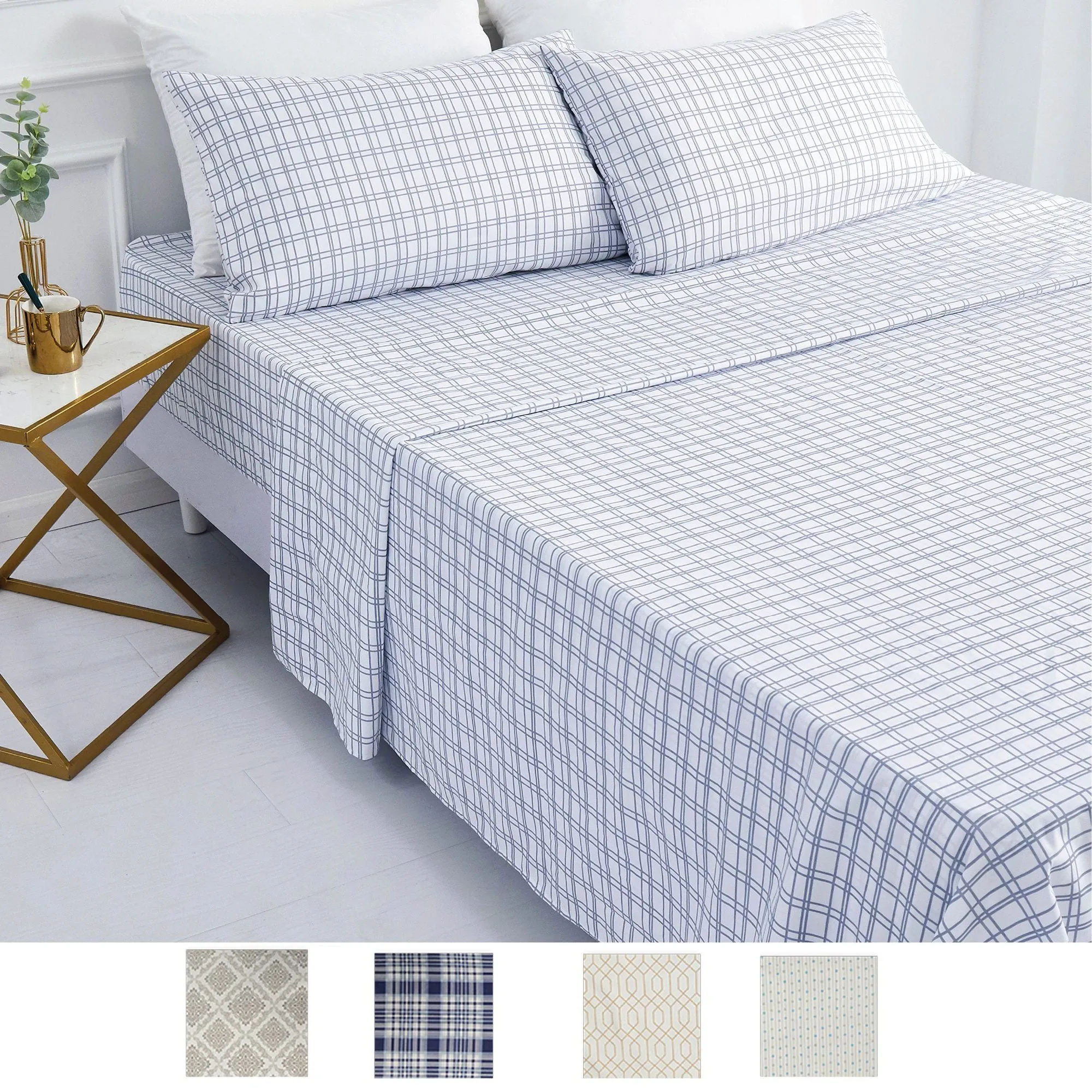 Lauren Taylor - Soft Touch Microfiber Printed Sheet Sets