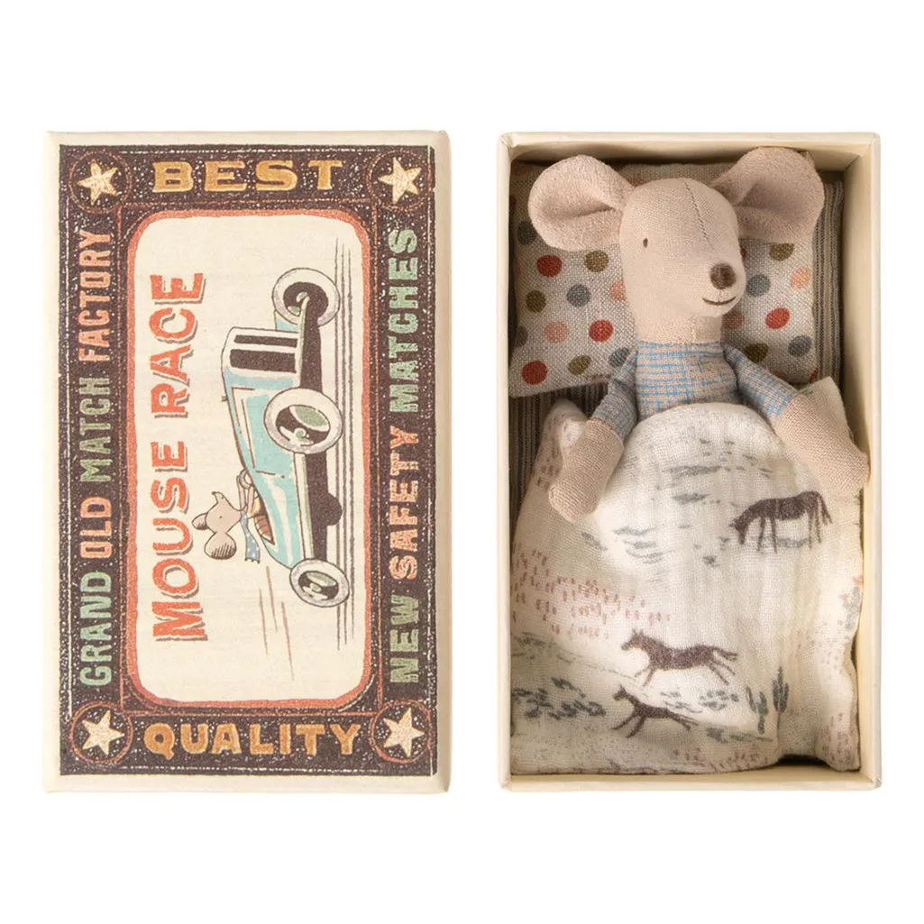 Little Brother Mouse In Matchbox