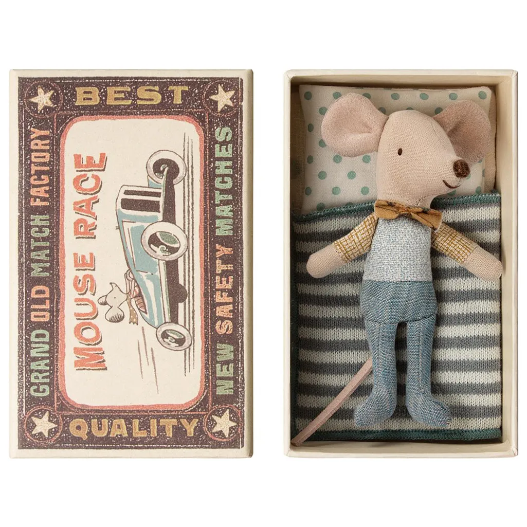 Little Brother Mouse In Matchbox