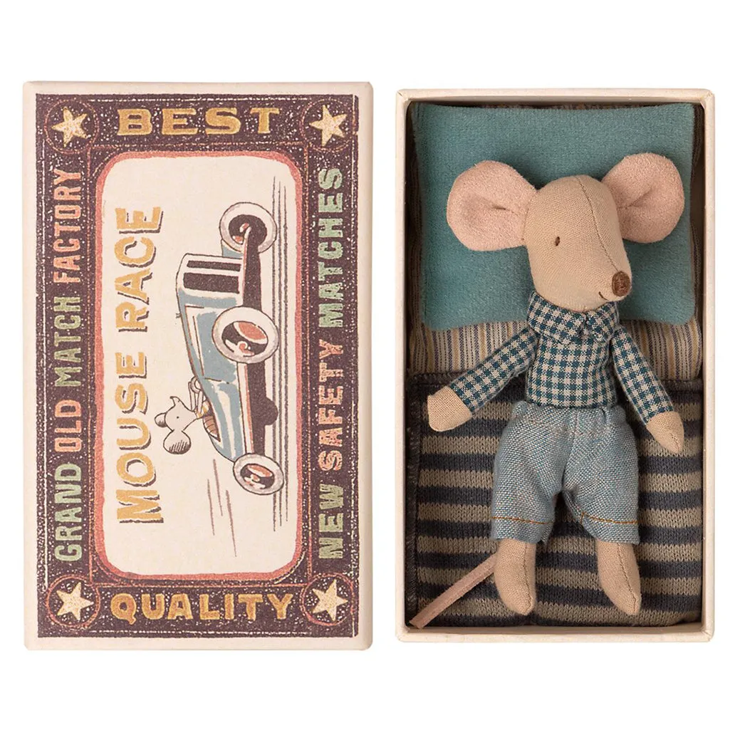 Little Brother Mouse In Matchbox