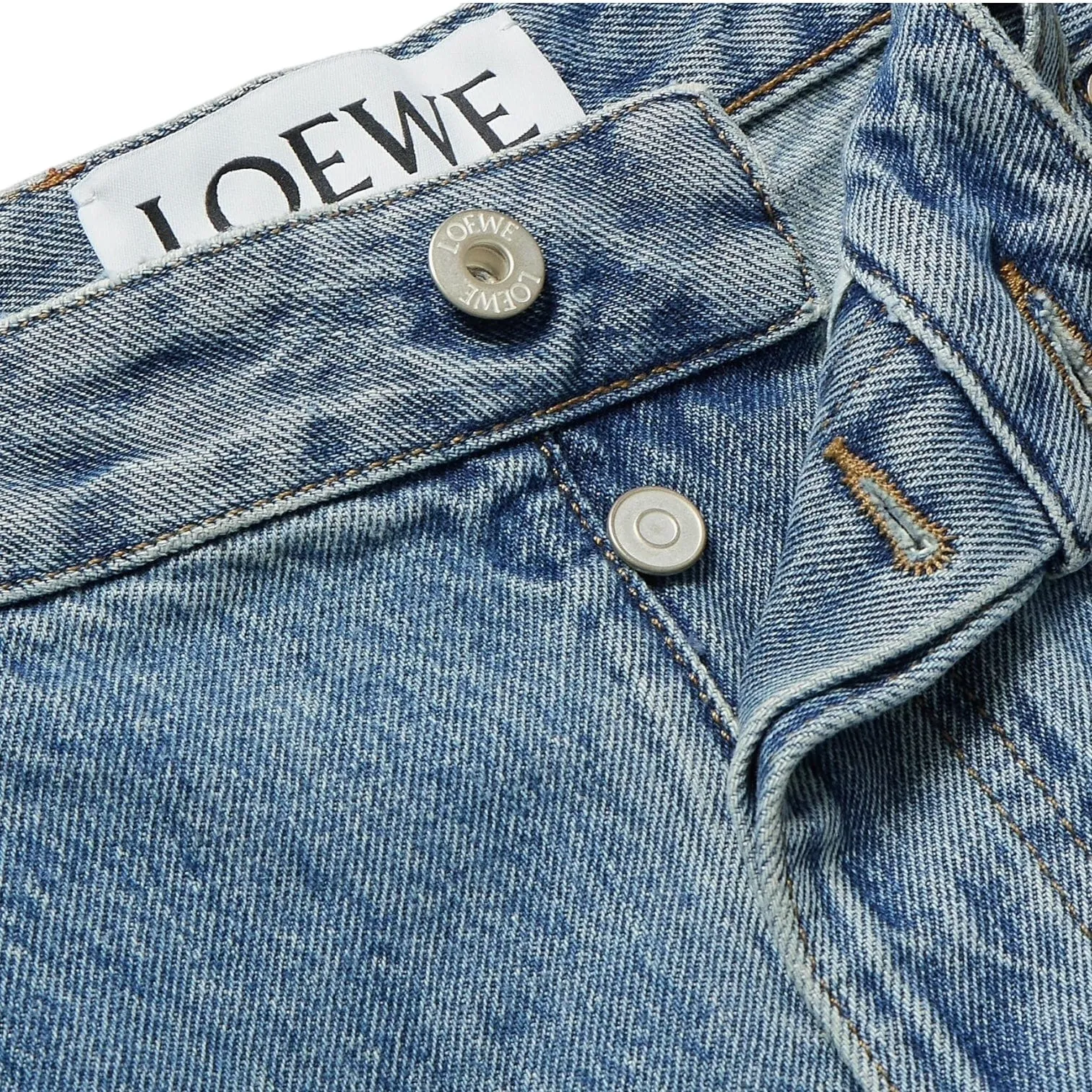 Loewe Anagram Logo Jeans Blue