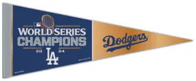 Los Angeles Dodgers 2024 World Series Champions Premium Felt Collector's Pennant - Wincraft