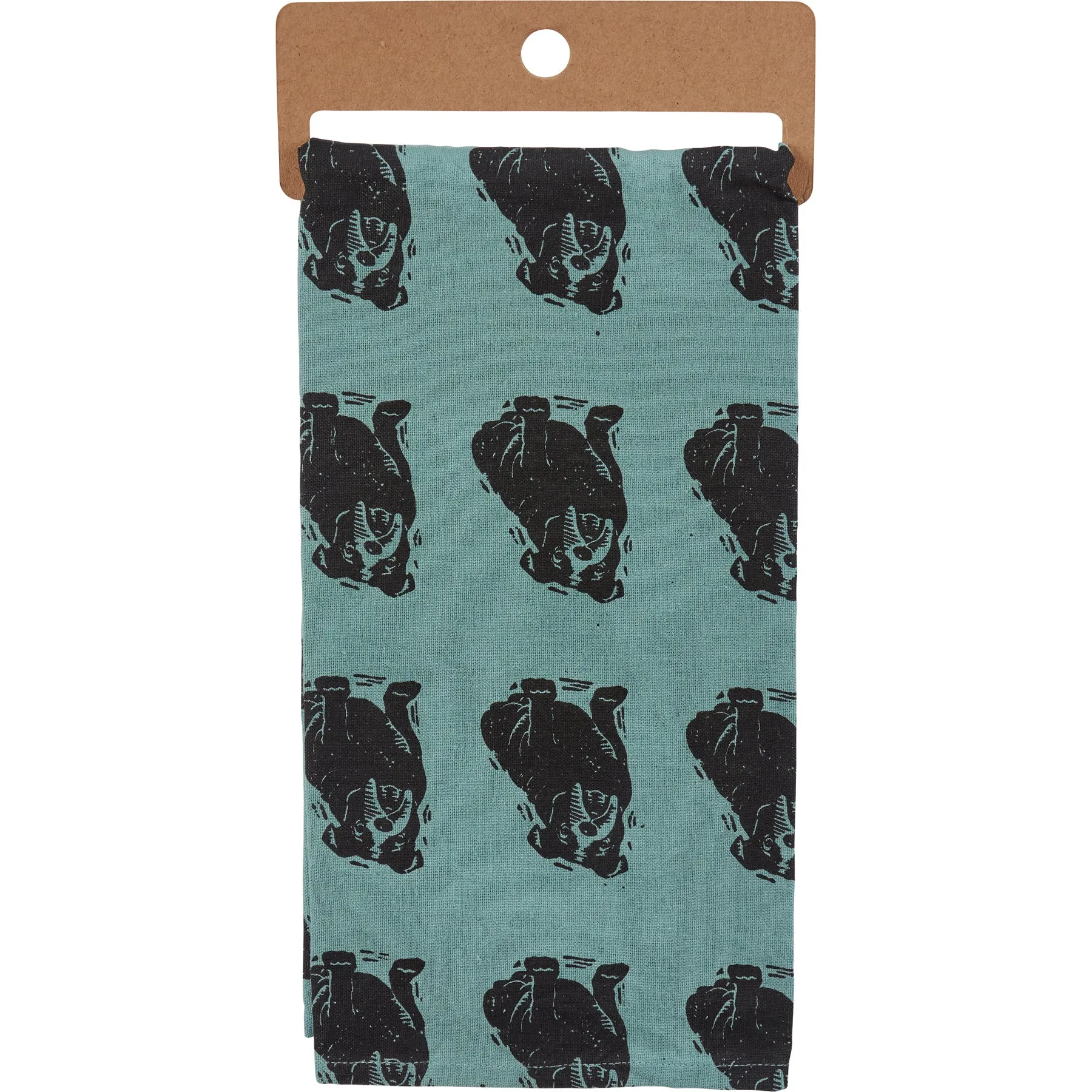 Love And A Bulldog Kitchen Towel