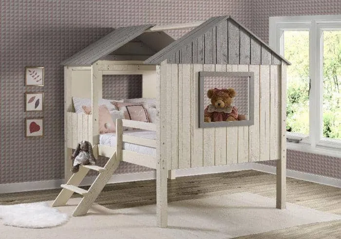 Luna Low House Loft Bed