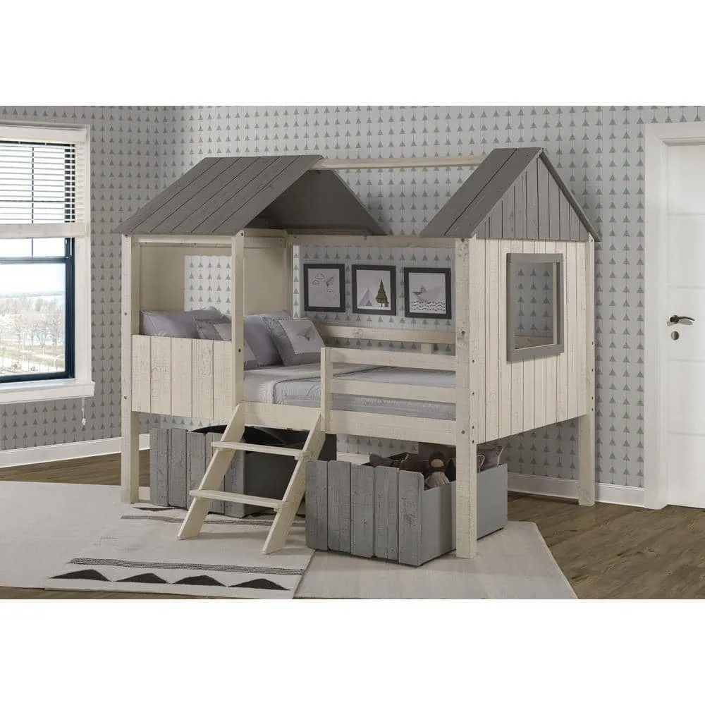 Luna Low House Loft Bed