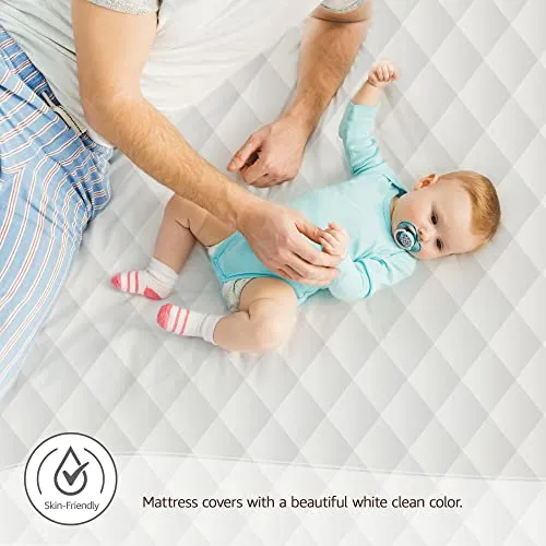 Luxury Organic Cotton Quilted Mattress Pad Protector