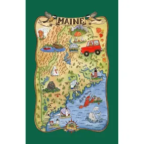 Maine Tea Towel