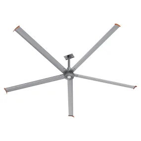 MAKANI 5-Blade 14ft 480V Industrial HVLS Fan with Wall Control - Silver