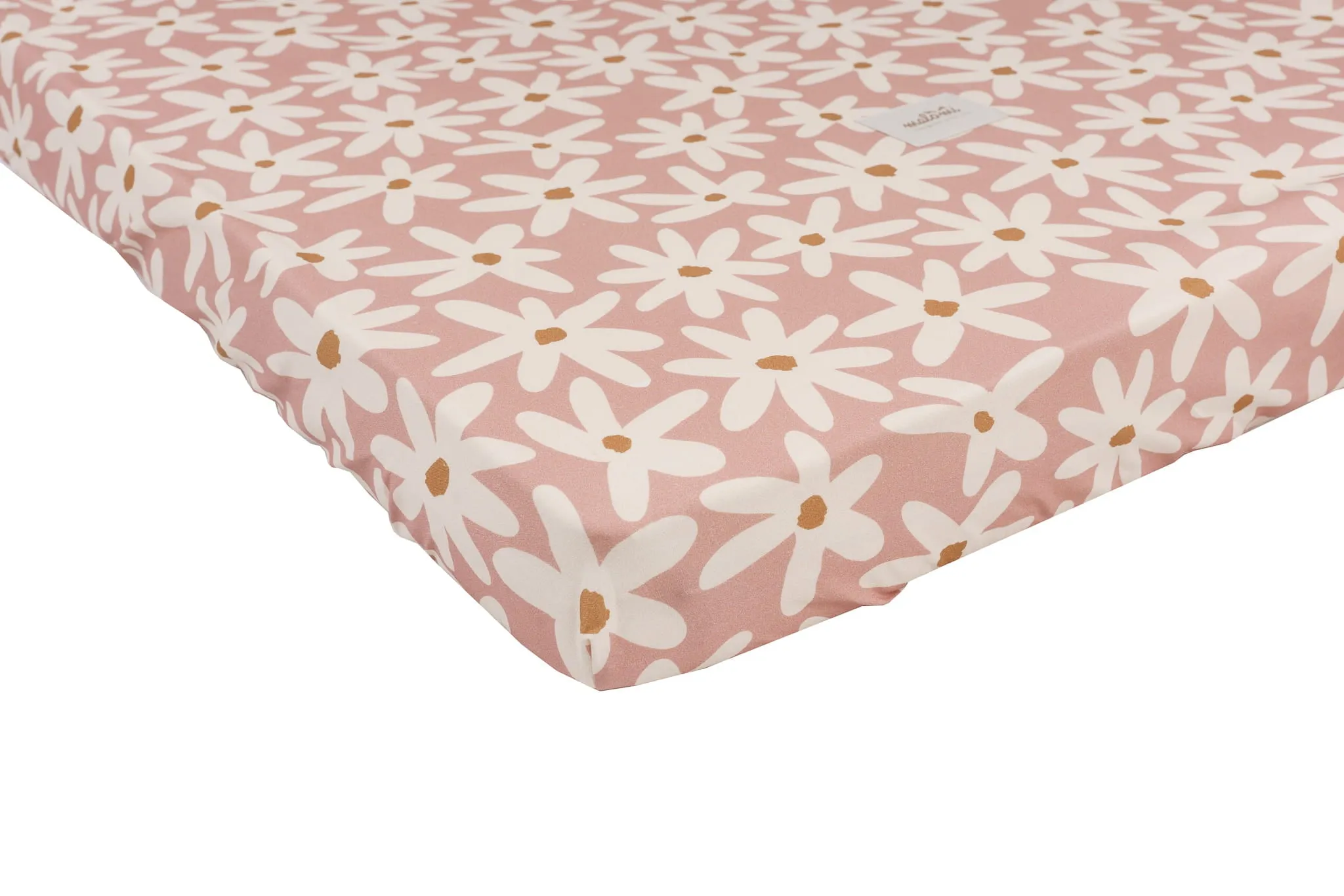 Malomi Bedding Fitted Sheet (Blush Daisy)