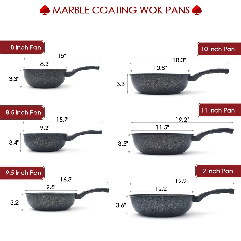 Marble Wok Pans