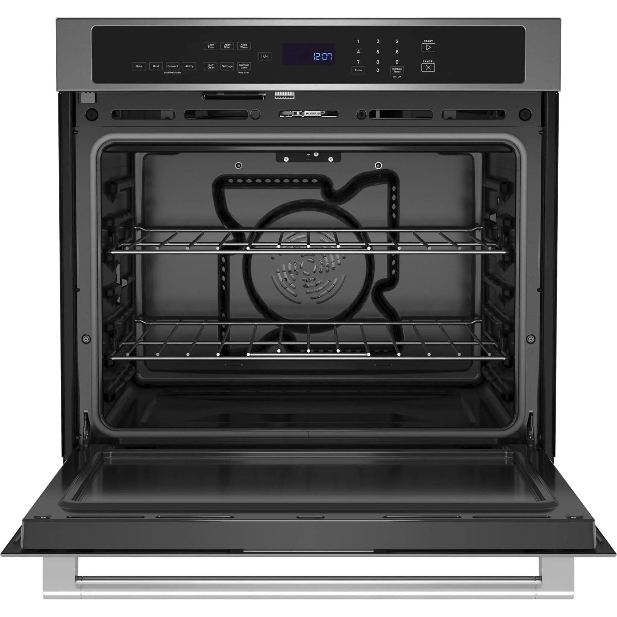 Maytag 27" Single Wall Oven with Air Fry and Basket - 4.3 cu. ft. (MOES6027LZ)