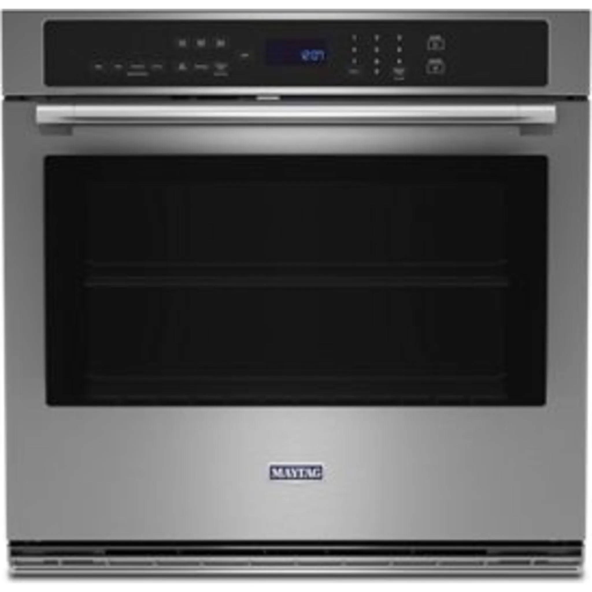 Maytag 27" Single Wall Oven with Air Fry and Basket - 4.3 cu. ft. (MOES6027LZ)