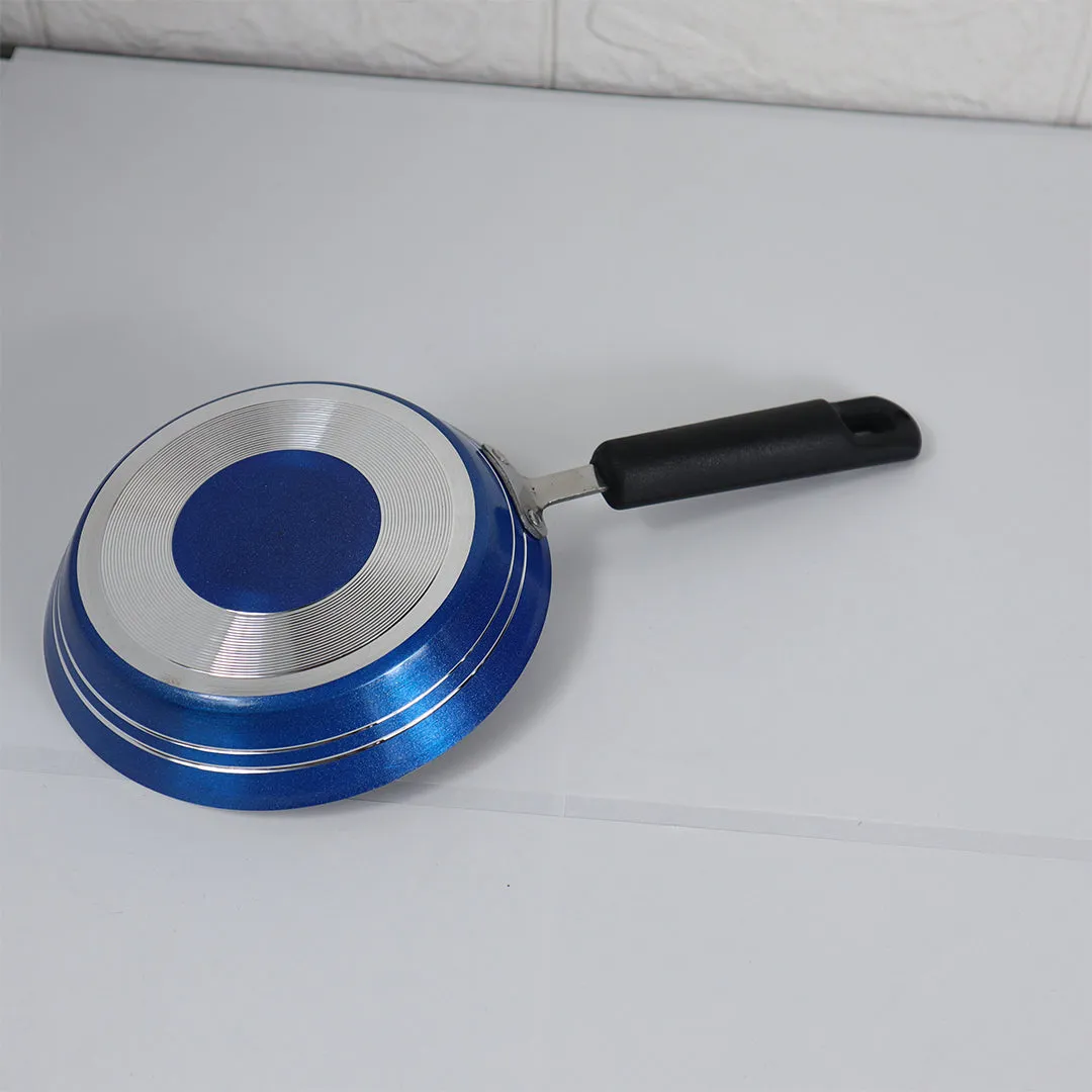 Mini Blue One Egg Non Stick Marble Coated Frying Pan