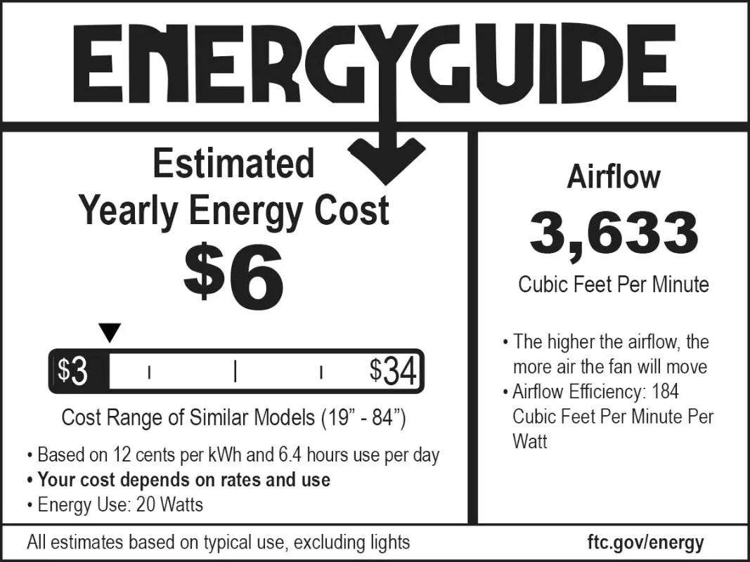 Minka Aire F787 Simple 52" Indoor/Outdoor Ceiling Fan