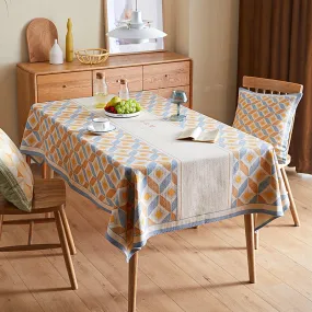 Modern Tablecloth Water Oil Proof with Pillow Cover Set