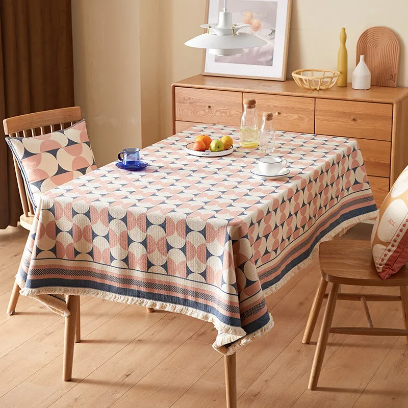 Modern Tablecloth Water Oil Proof with Pillow Cover Set