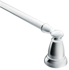 Moen Banbury Series Y2624CH Towel Bar, 24 in L Rod, Aluminum/Zamac, Chrome, Surface Mounting :CD: QUANTITY: 1