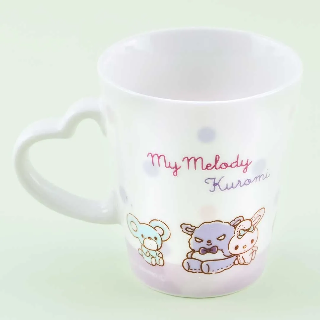 My Melody & Kuromi Heart Mug