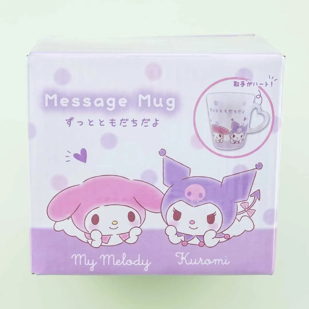 My Melody & Kuromi Heart Mug