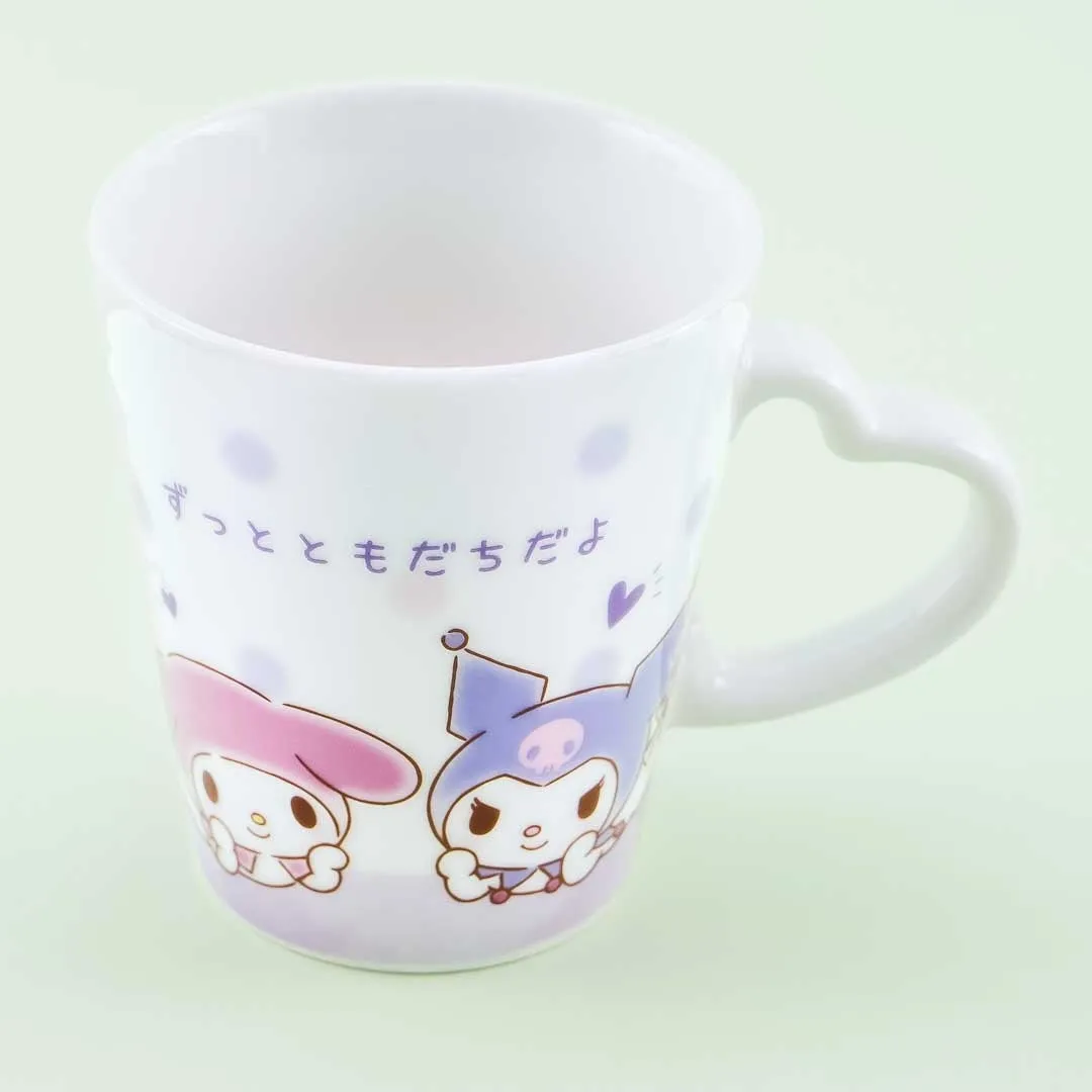 My Melody & Kuromi Heart Mug