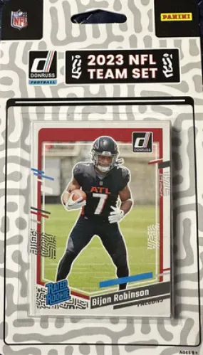 NFL Atlanta Falcons Team Card Set 2023