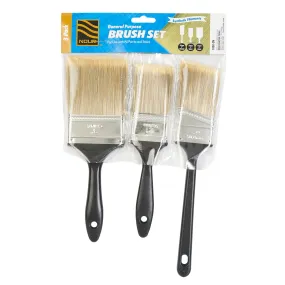 Nour 3 Pieces Brush Set (General Purpose)