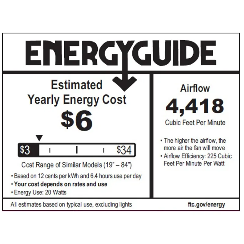 Oxygen 3-114 Rondure 54" Ceiling Fan