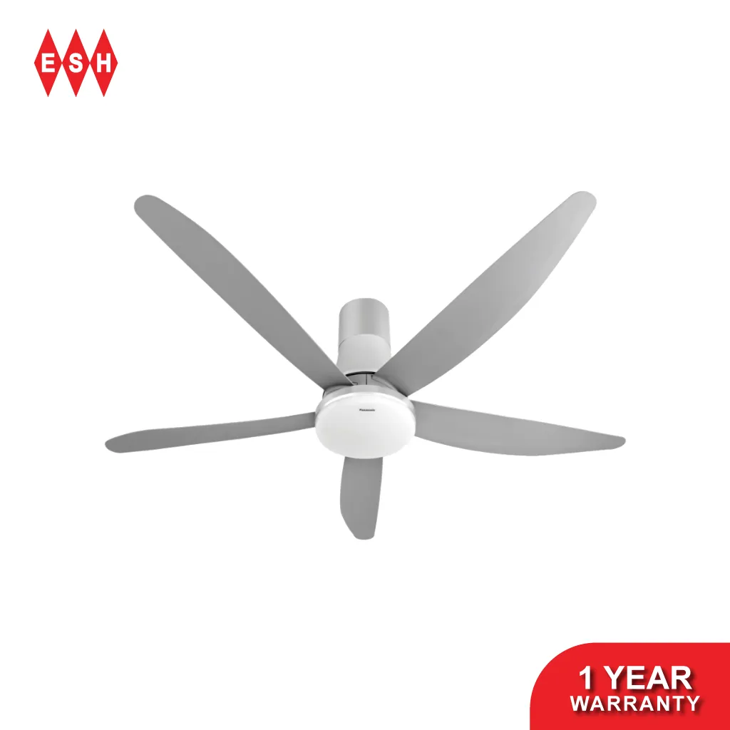 Panasonic F-M15GWVBSQH 150cm/60" LED 5 Blades Ceiling Fan (Short Pipe)