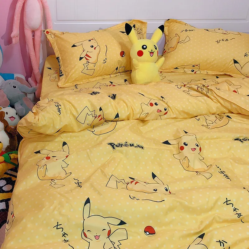 Pokemon Pikachu Bed Sheet Set AD10664