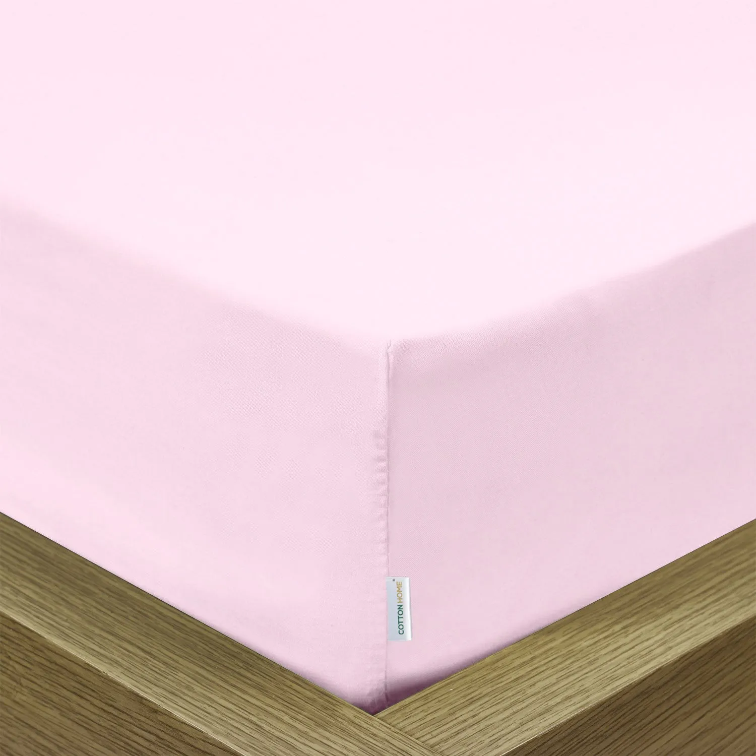 Premium Quality Super Soft Pink Fitted sheet 120x200 25 cm with Deep Pockets