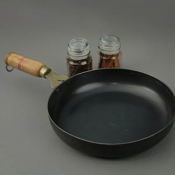 Pure Iron Handmade Family Combo (Tadka Pan   Fry Pan  Wok)