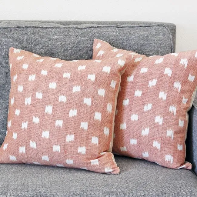 READY TO SHIP Kufri Rex Designer Pillows in Blush