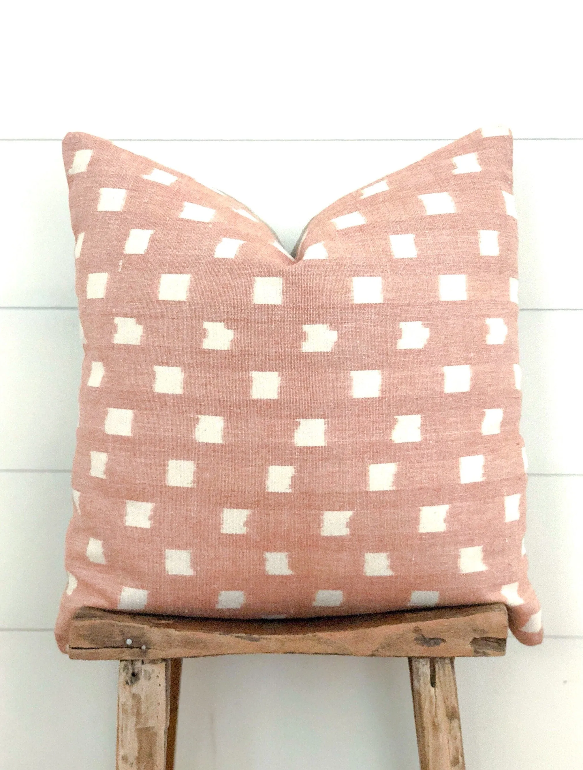 READY TO SHIP Kufri Rex Designer Pillows in Blush