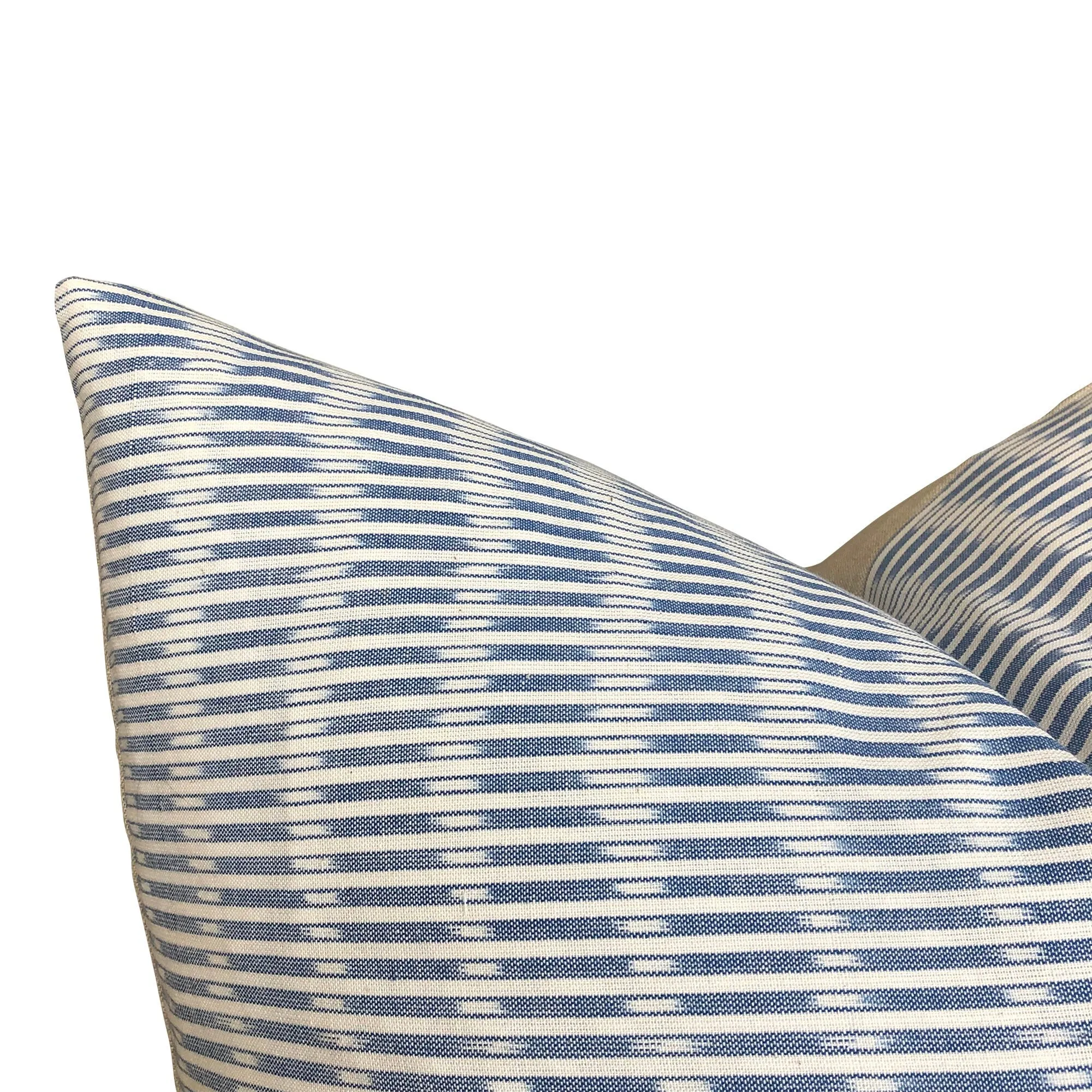 READY TO SHIP Kufri Sanjana Designer Pillows Stripe in Blue