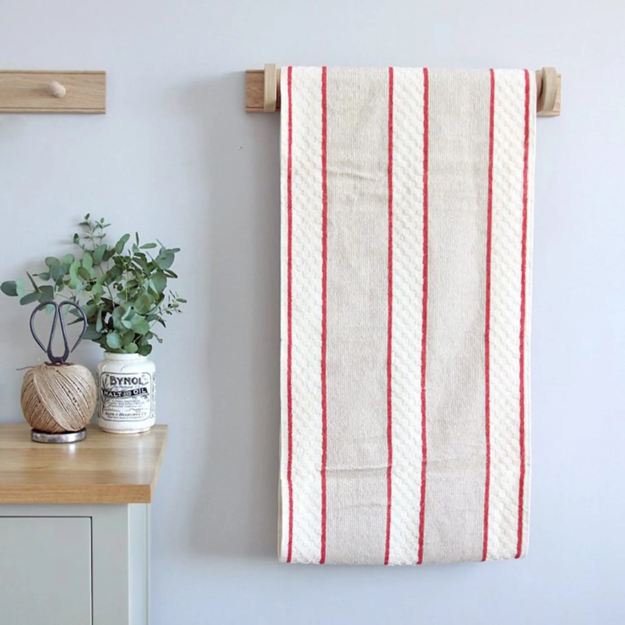 Red Stripe Kitchen Roller Towel