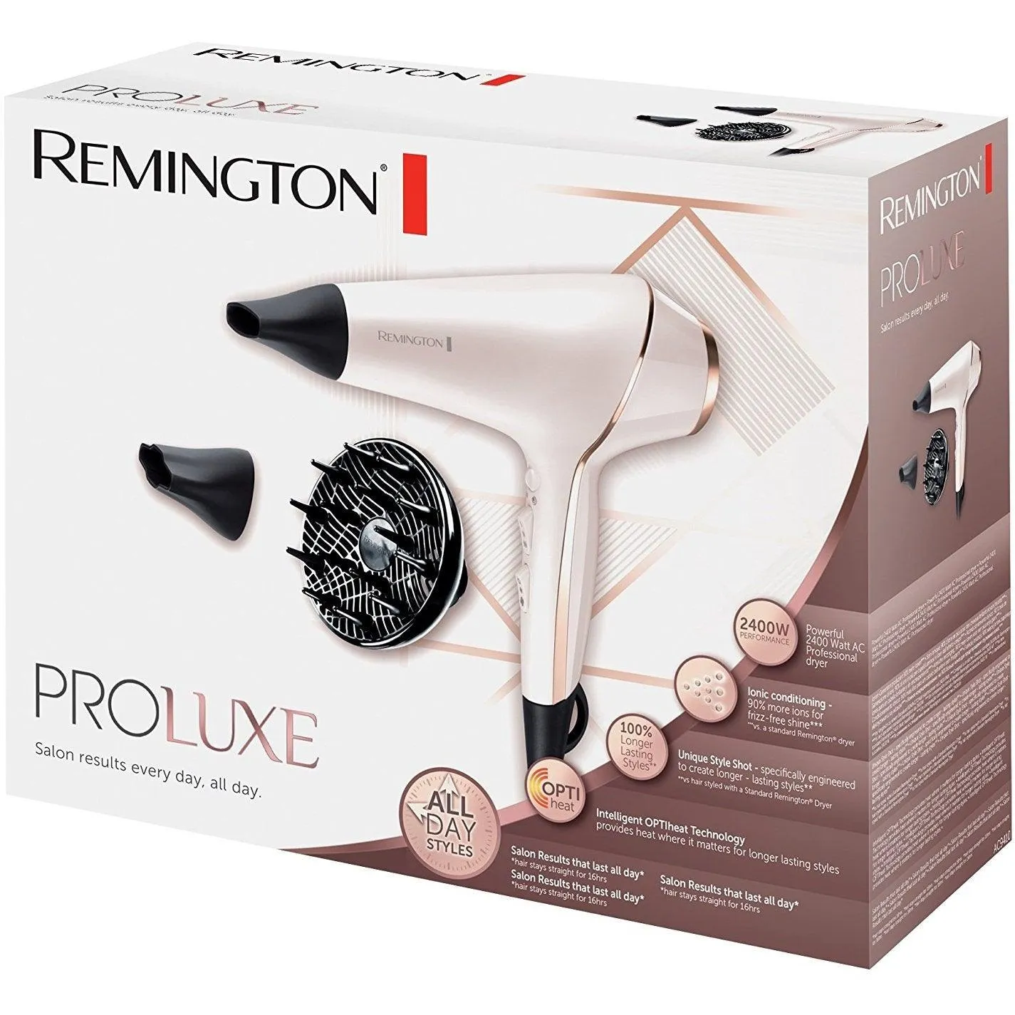 Remington Proluxe 2400W Hair Dryer - Rose Gold | AC9140