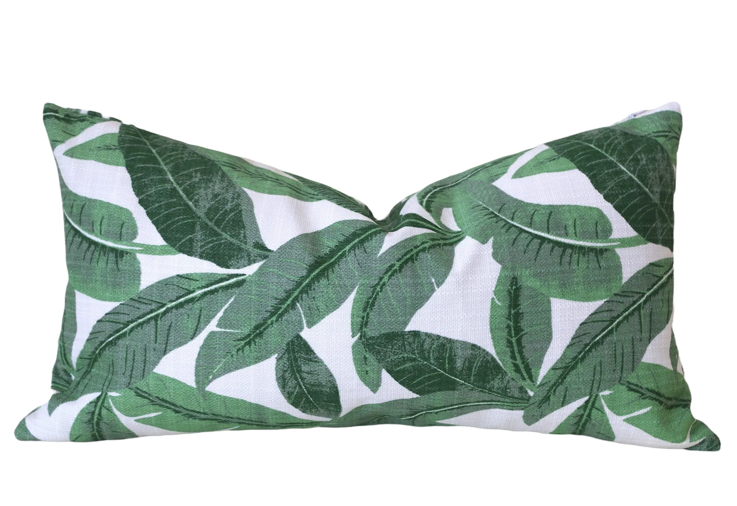 Santa Cruz Collection: Tropical Pillow Covers / Palm Leaf Pillow Covers / Boho Outdoor Pillow Covers / Banana Leaf Pillow Cover