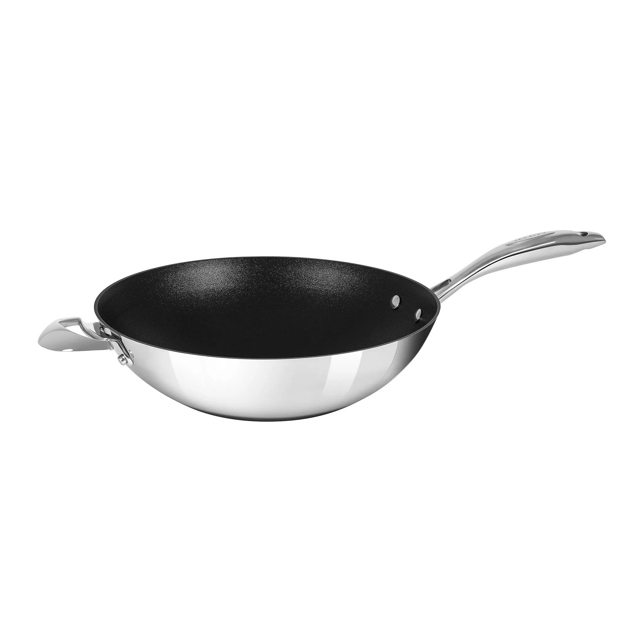 Scanpan HaptIQ Stainless Steel Non-Stick Wok, 32cm