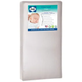 Sealy Cozy Cool Hybrid 2-Stage Coil & Gel Crib and Toddler Mattress