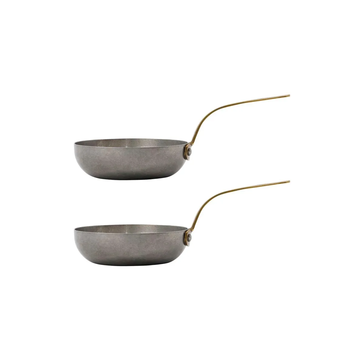 Set Of Two Mini Presentation Frying Pans