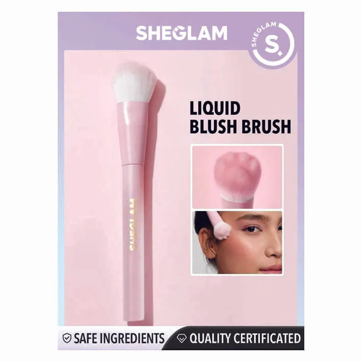 Sheglam Color Bloom Liquid Blush Brush Synthetic Kitty Paw Design