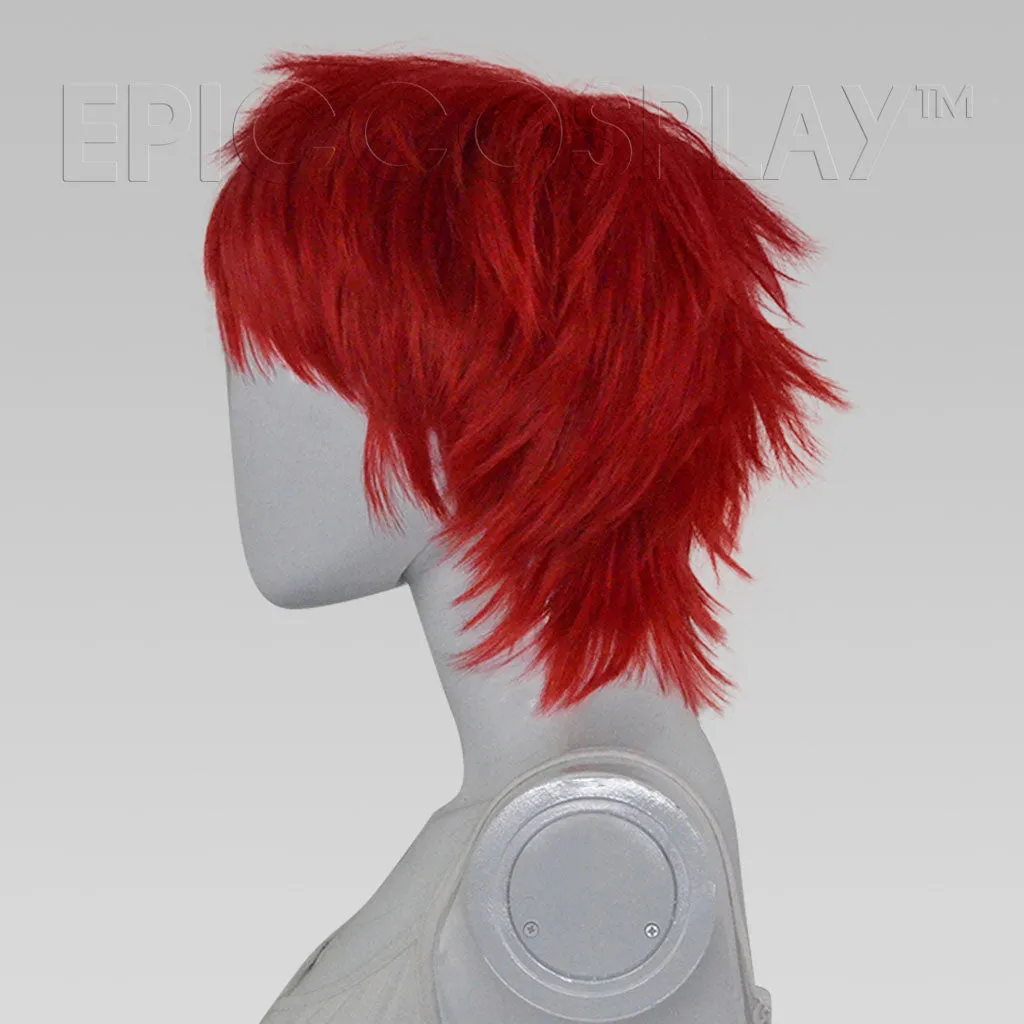 Signature - Red Short Mullet Wig