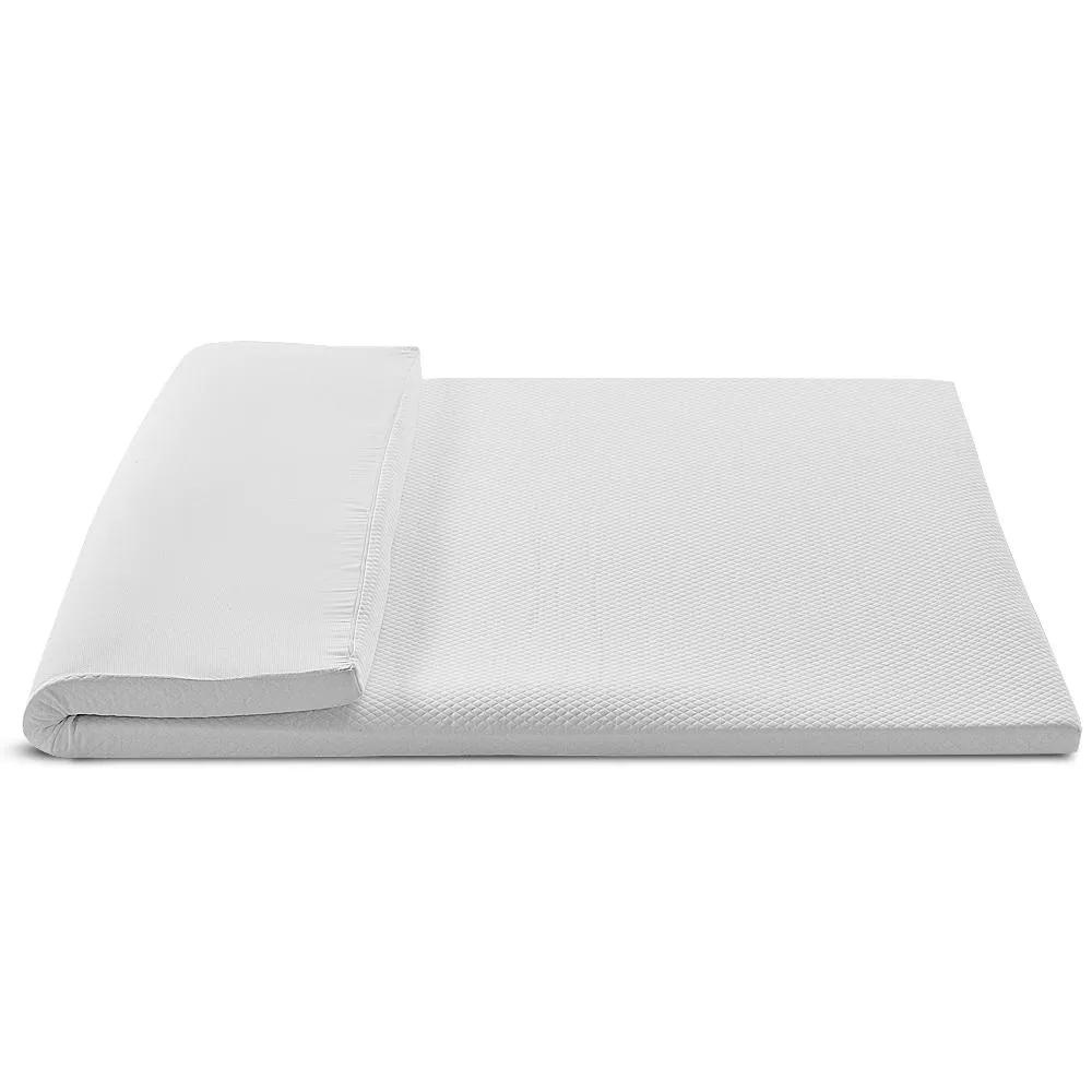 Single Size | Memory Foam Mattress Topper w/Cover 8cm